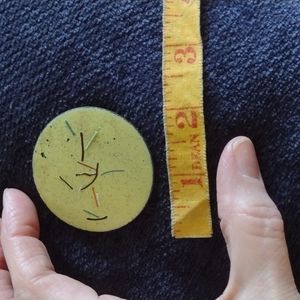 Round Enamel Artisan Pin